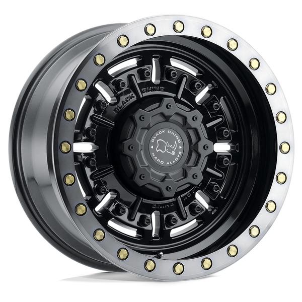 Black Rhino Hard Alloys BR ABRAMS 17X9.5 5X127 -18 71 G-BLK DDT