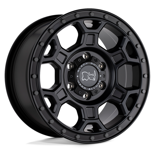 Black Rhino Hard Alloys BR MIDHILL 17X8 6X130 +45 84 M-BLK GM HW